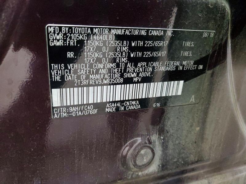 2018 Toyota Rav4 xle