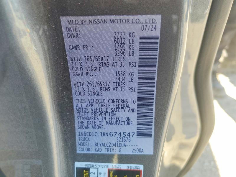 2024 Nissan Frontier s