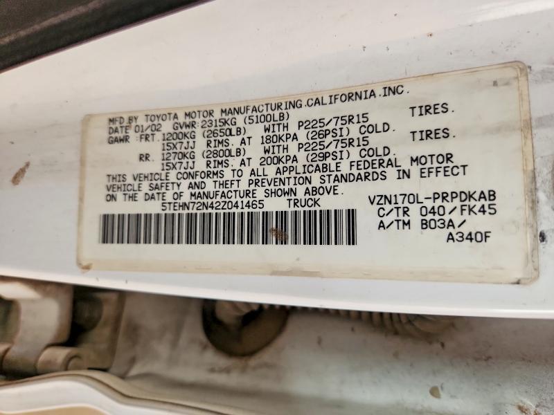 2002 Toyota Tacoma Double cab