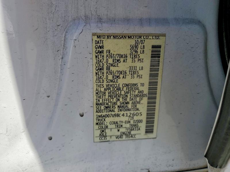 2008 Nissan Frontier SE V6