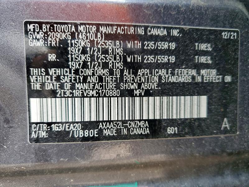 2021 Toyota Rav4 xle Premium