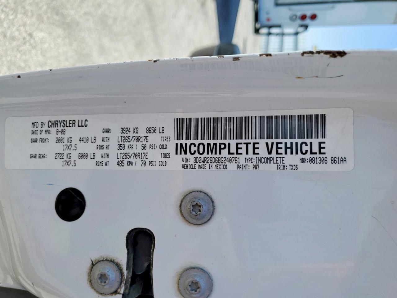 2008 Dodge RAM 2500 ST