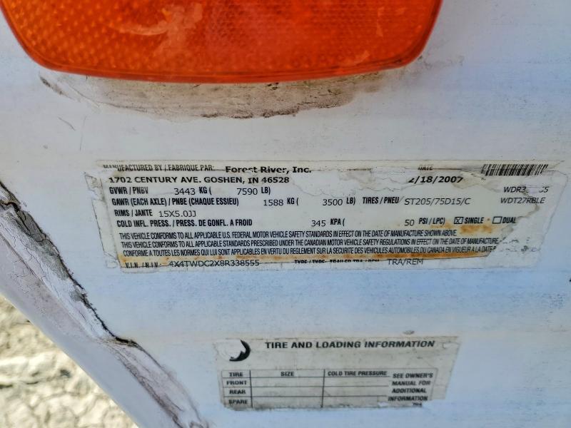 2008 Foresriver Wildwood Towables