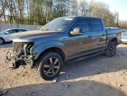 Ford salvage cars for sale: 2016 Ford F150 Supercrew