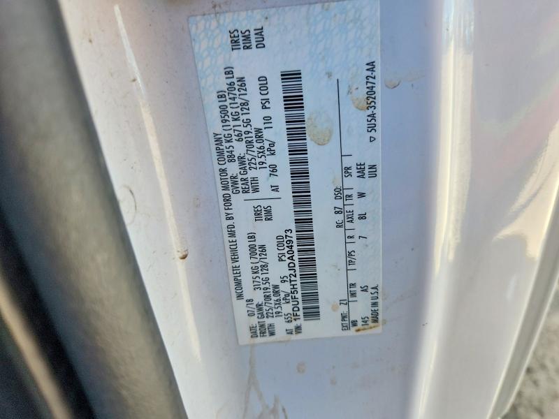 2018 Ford F550 Super Duty Bucket Truck