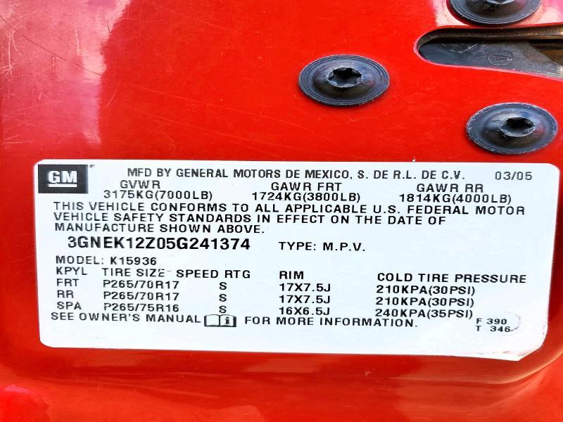 2005 Chevrolet Avalanche K1500