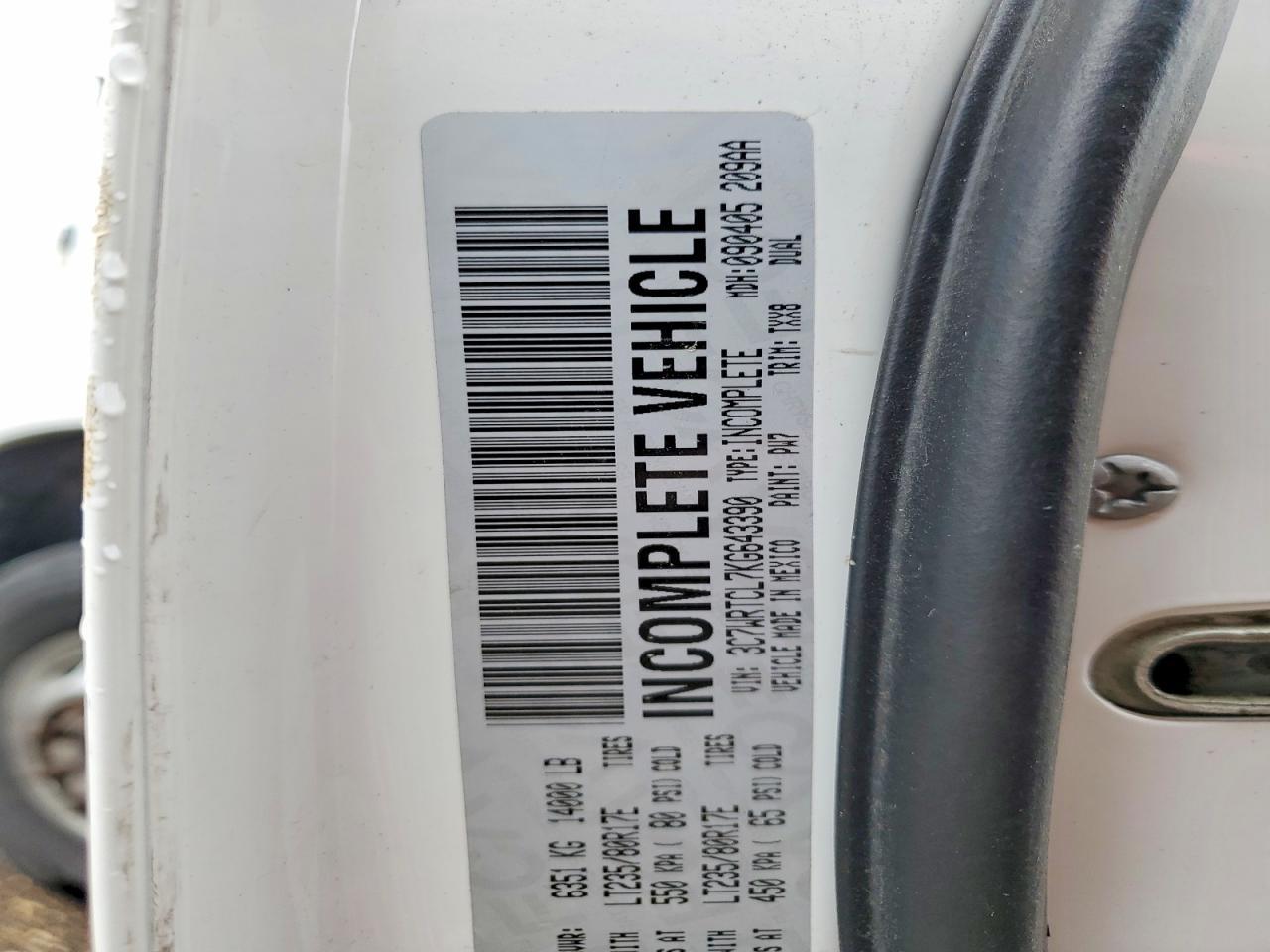 2019 Dodge RAM 3500 Truck Cab AND Chassis