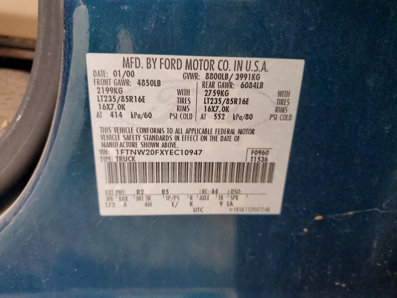 2000 Ford F250 Super Duty