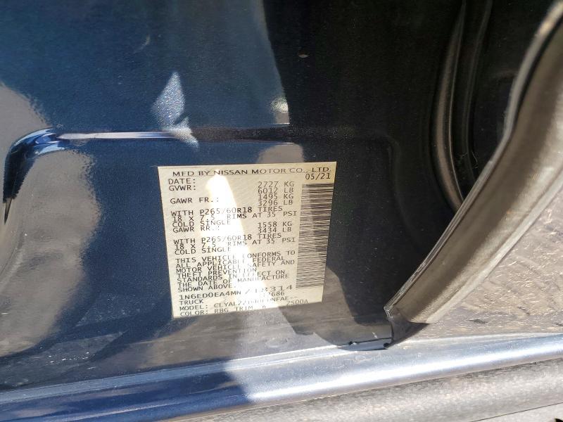 2021 Nissan Frontier SV