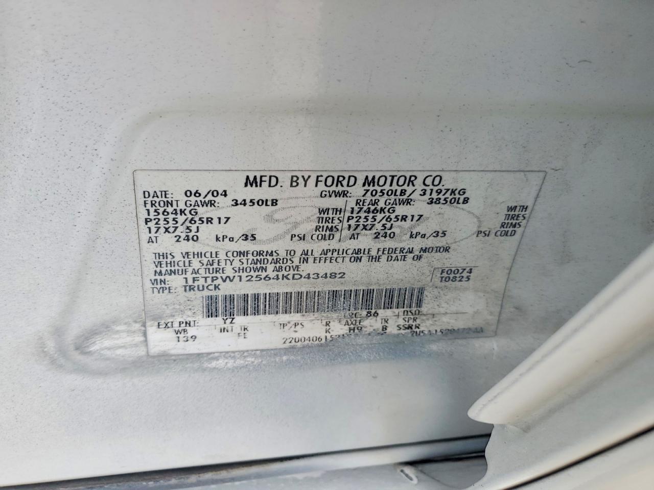 2004 Ford F150 Supercrew