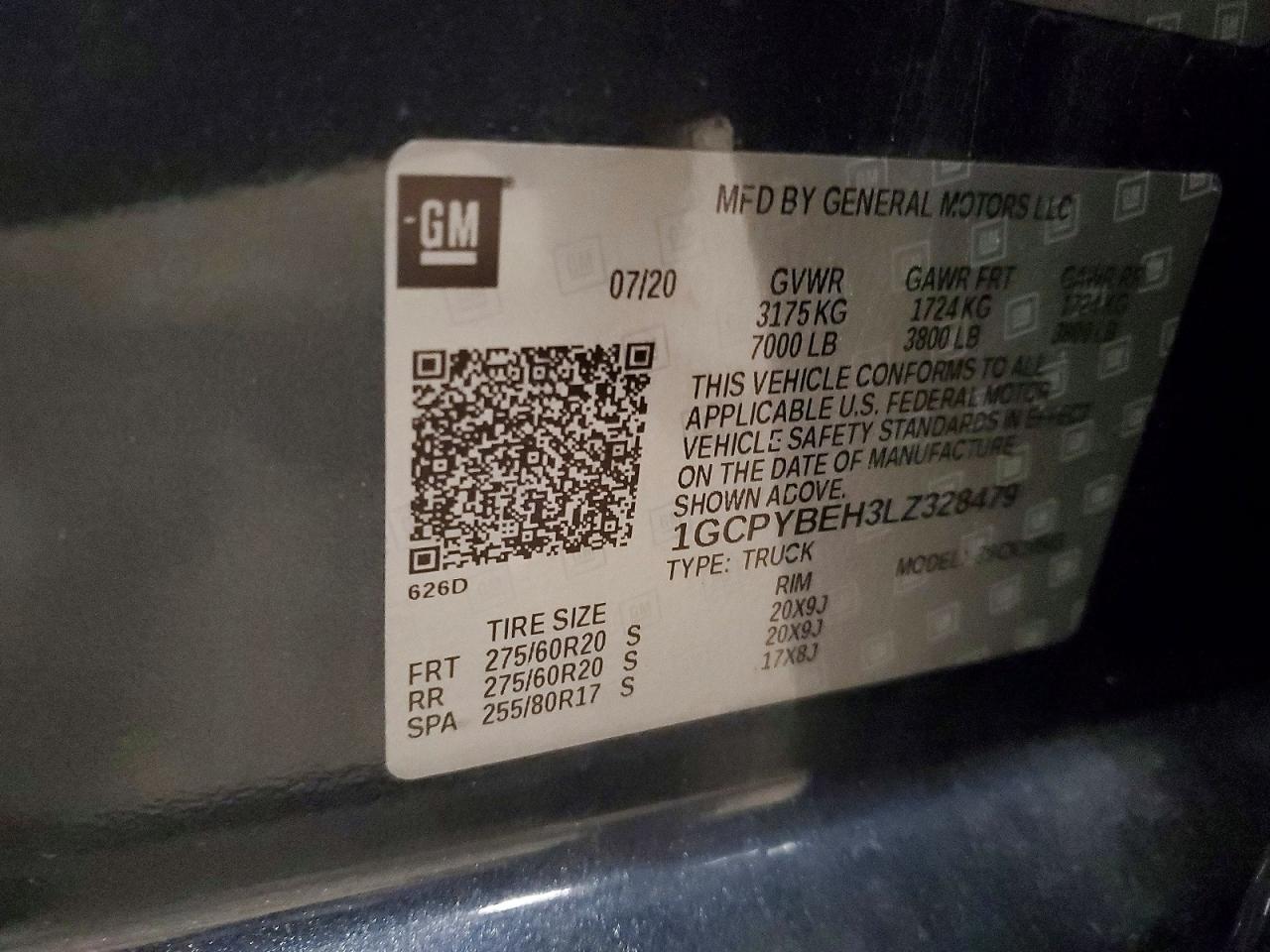 2020 Chevrolet Silverado K1500 Custom