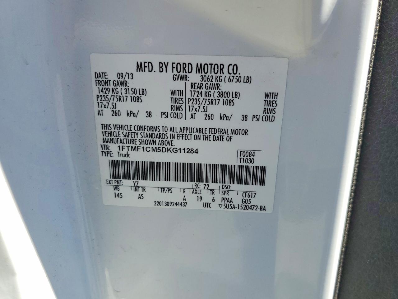 2013 Ford F150
