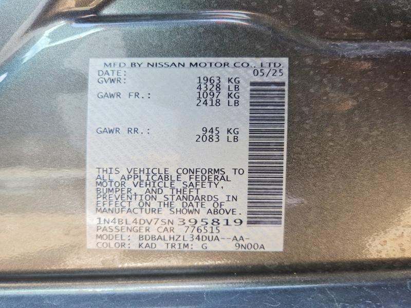 2025 Nissan Altima sv