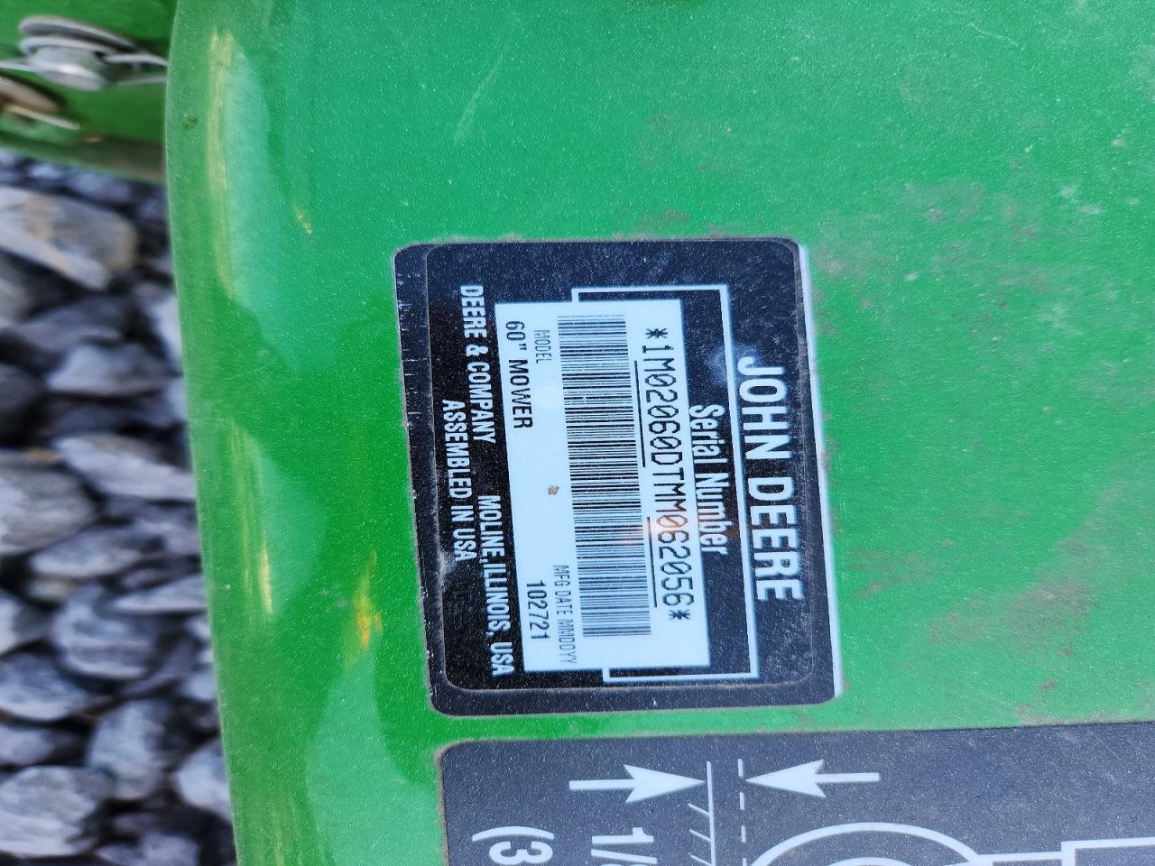 2022 John Deere 60D-Rotary Mower