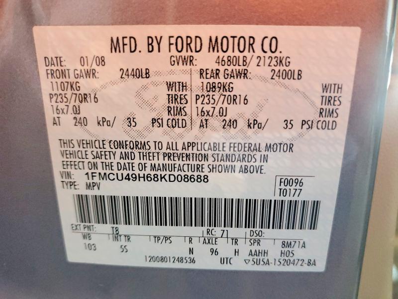 2008 Ford Escape hev