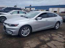 2016 Chevrolet Malibu lt en venta en Woodhaven, MI