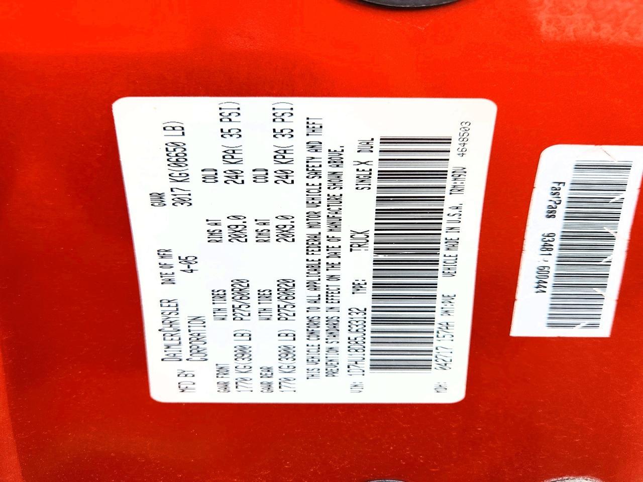 2005 Dodge RAM 1500 ST