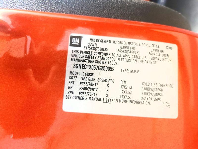 2007 Chevrolet Avalanche C1500