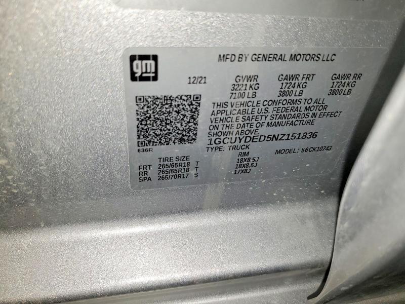 2022 Chevrolet Silverado LTD K1500 LT