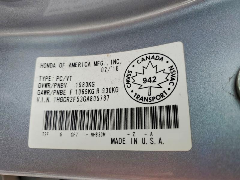 2016 Honda Accord Sport