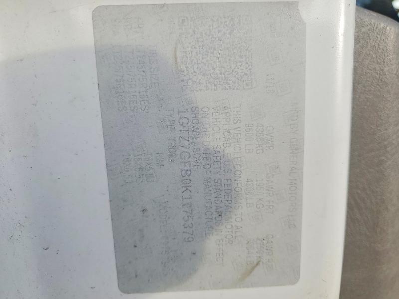 2019 GMC Savana 3500 Cargo Utility / Service van