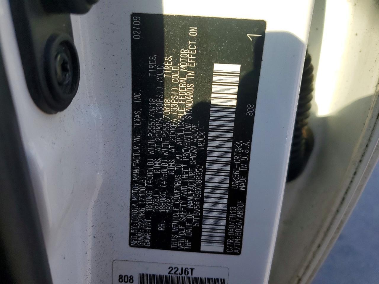 2009 Toyota Tundra Grade