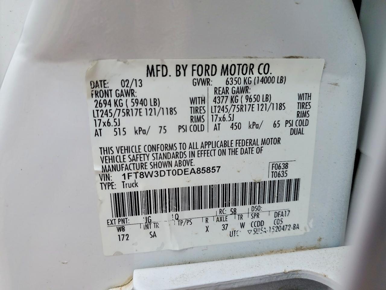 2013 Ford F350 Super Duty