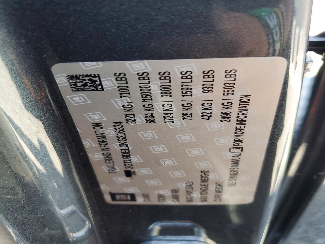 2019 GMC Sierra K1500 SLT