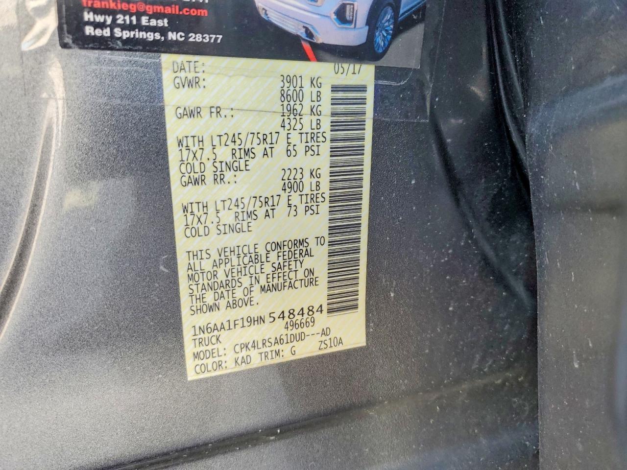 2017 Nissan Titan XD S