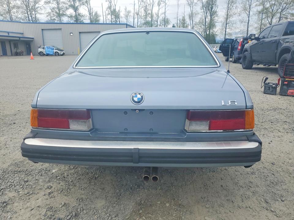 1987 BMW 635 csi Automatic L6
