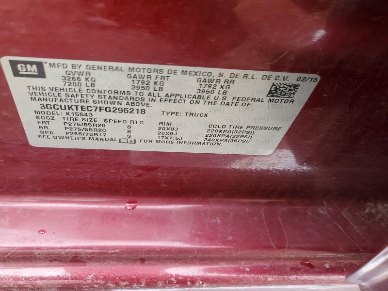 2015 Chevrolet Silverado K1500 High Country