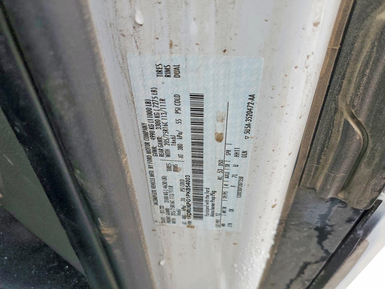 2023 Ford Transit RV