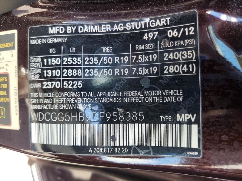 2013 Mercedes-Benz Glk 350