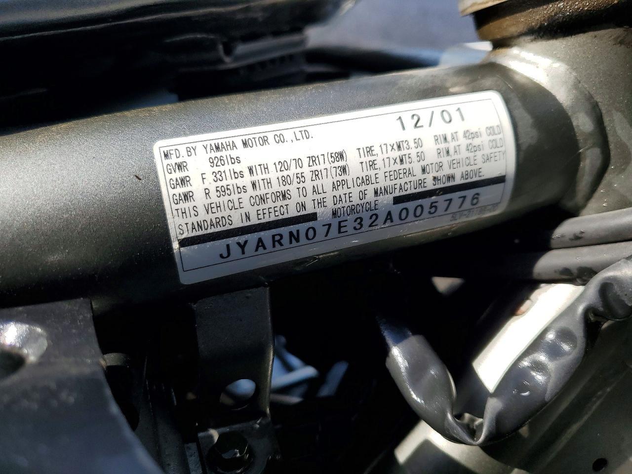 2003 Yamaha FZS1000