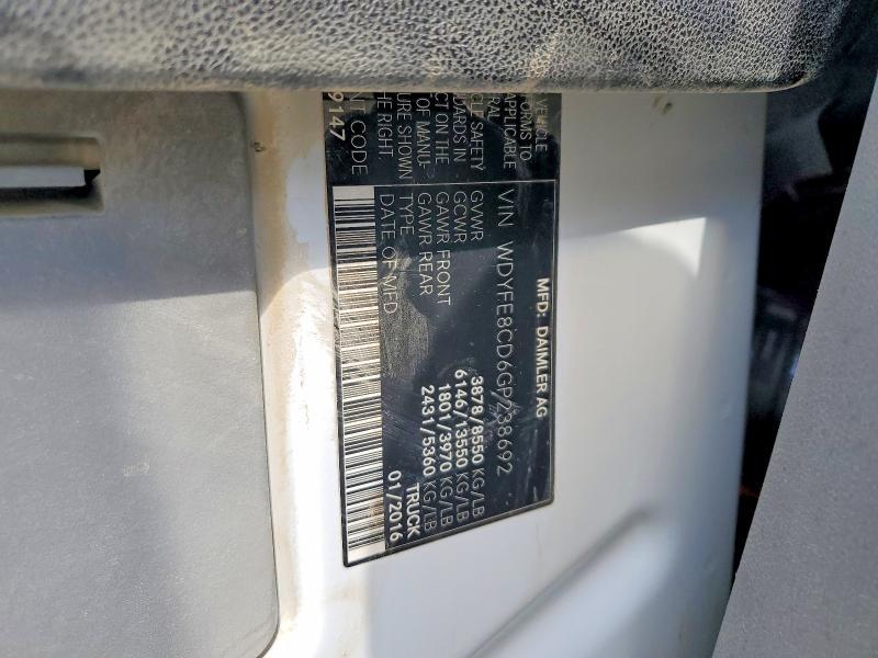 2016 Freightliner Sprinter 2500 Delivery Van