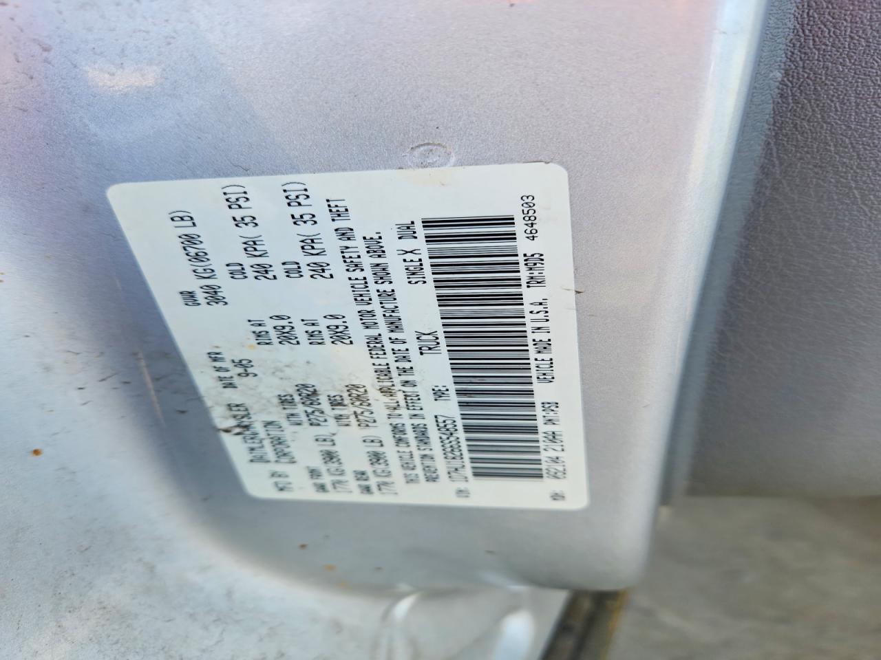 2006 Dodge RAM 1500 ST