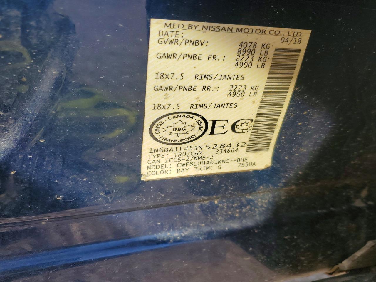 2018 Nissan Titan XD S