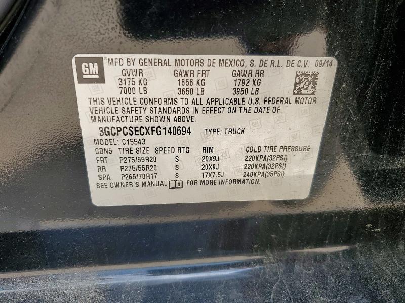 2015 Chevrolet Silverado C1500 ltz