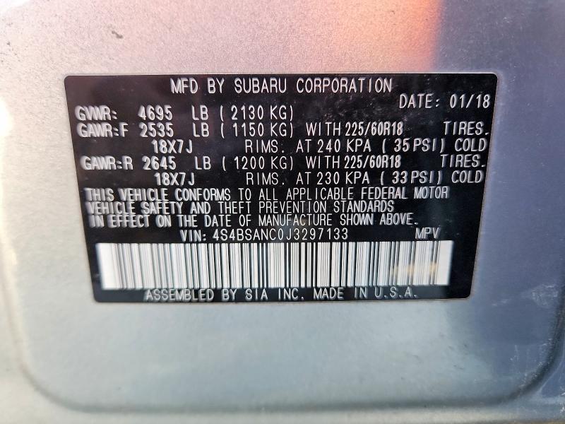 2018 Subaru Outback 2.5i Limited