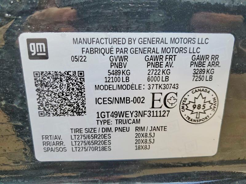 2022 GMC Sierra K3500 Denali