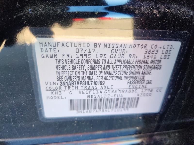 2017 Nissan Sentra sv