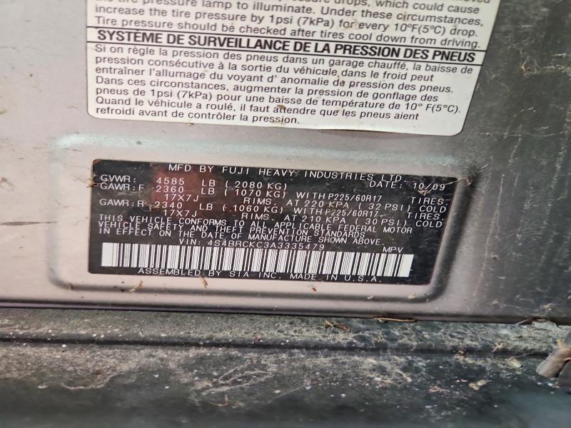 2010 Subaru Outback 2.5i Limited