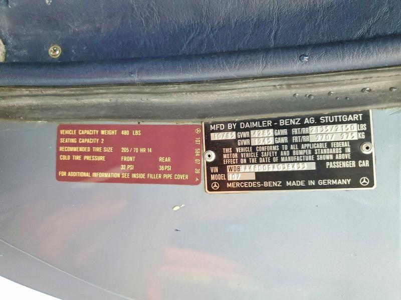 1986 Mercedes-Benz 560 sl