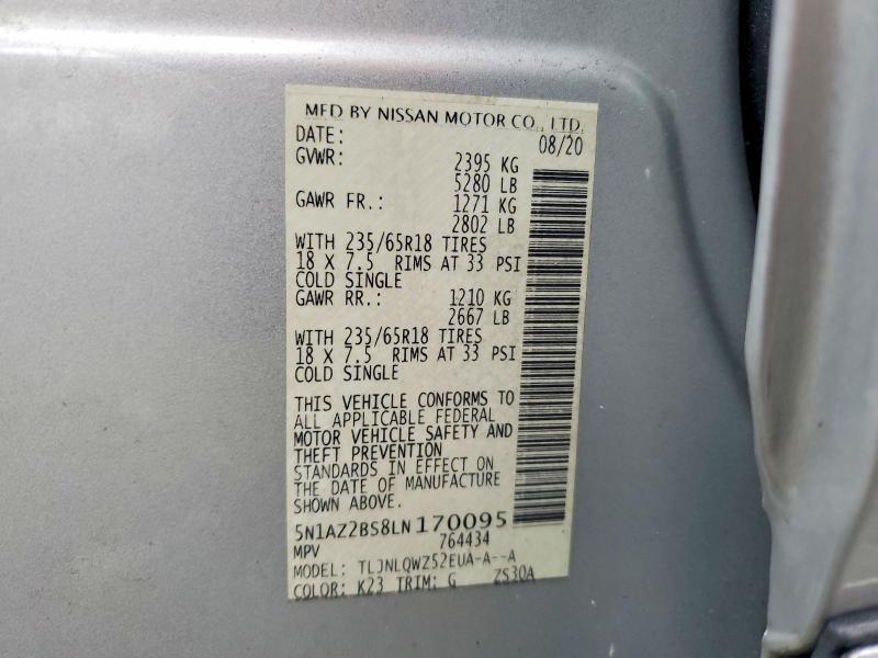 2020 Nissan Murano sv