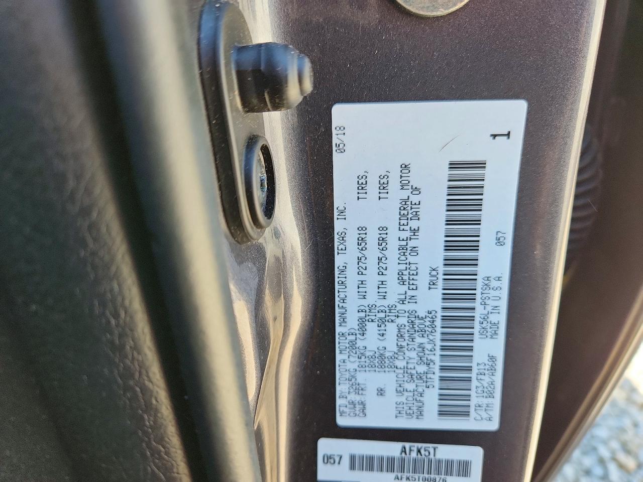 2018 Toyota Tundra SR5