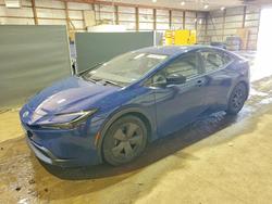 Toyota Prius salvage cars for sale: 2023 Toyota Prius le
