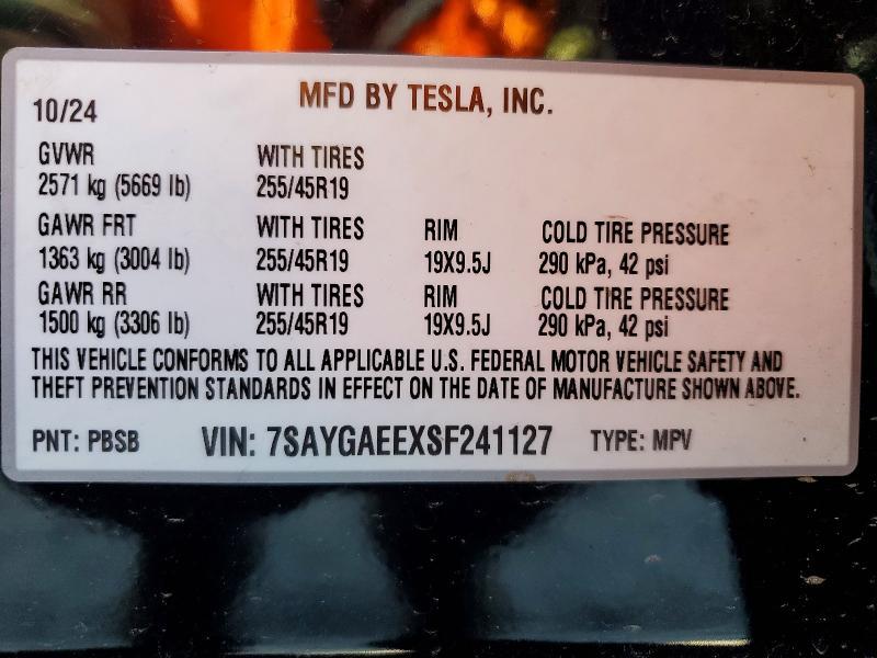 2025 Tesla Model y