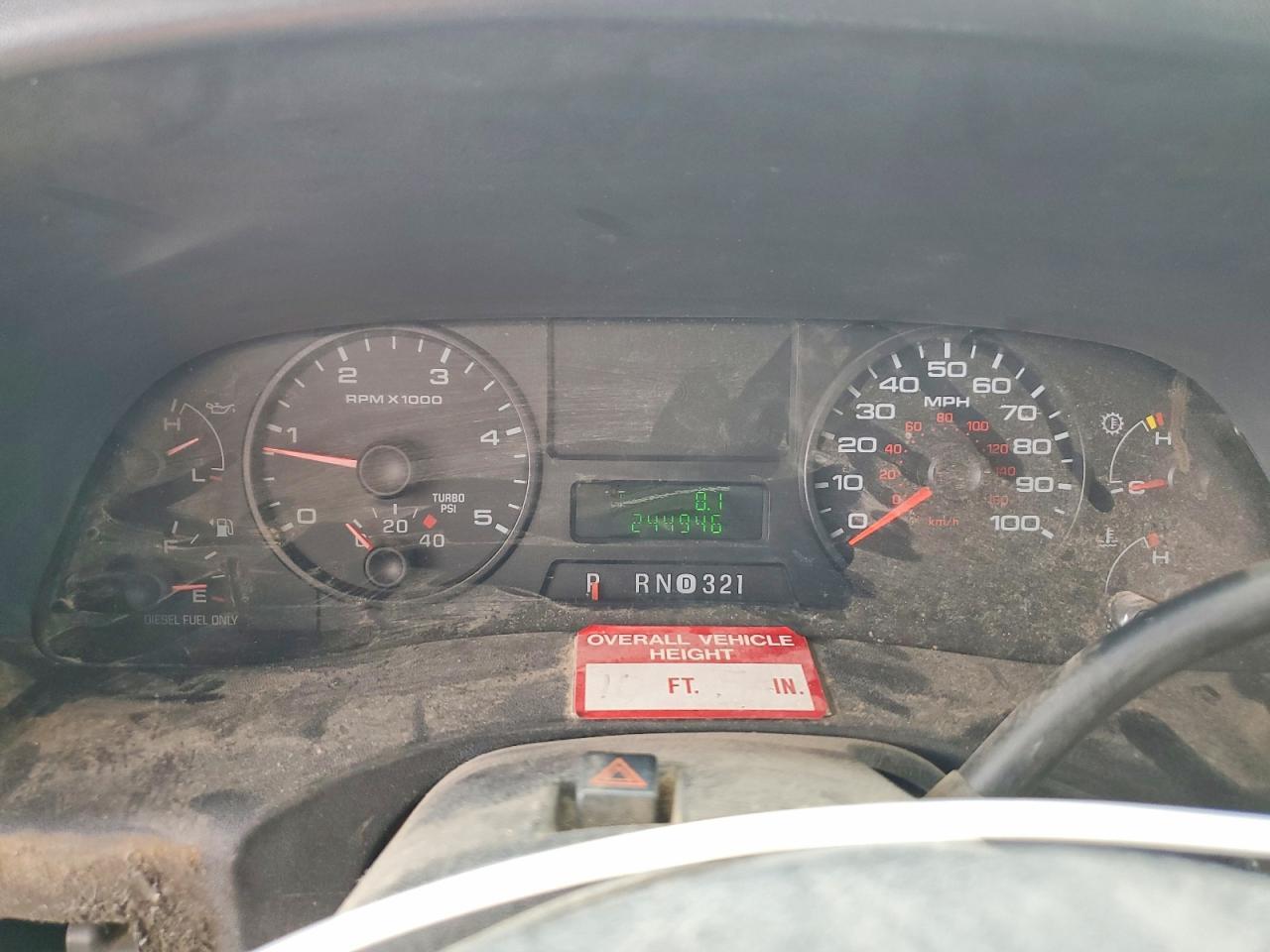 2005 Ford F550 Super-Delivery Truck