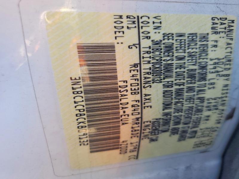 2012 Nissan Versa 1.8 s