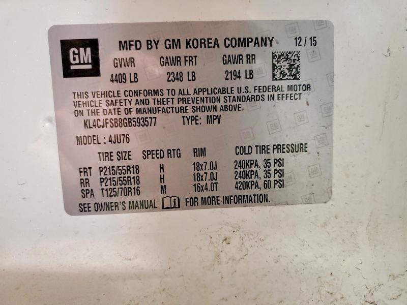 2016 Buick Encore Convenience